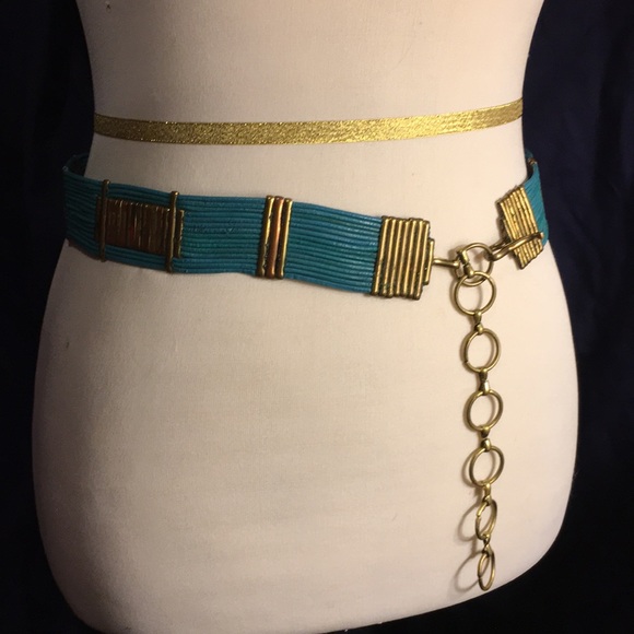 Wow leather copper/brass one of the kind belt - Picture 1 of 8